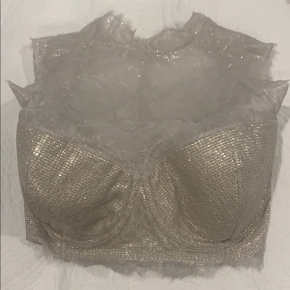 NWT Chantilly Lace High Neck Bra - Picture 1 of 4